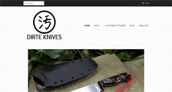 Desktop Screenshot of dirteknives.com
