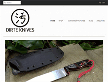 Tablet Screenshot of dirteknives.com